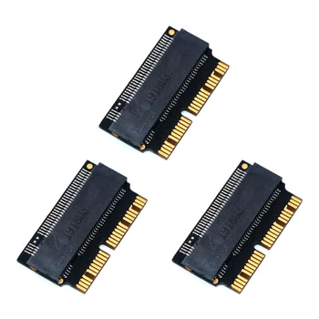 3X M. 2 NGFF AHCI Nvme SSD Konverteris Adapteris 12+16Pin Dėl 2013-2017 M. 2 NVME SSD Konvertuoti Adapteris