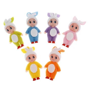 1PC Lėlių 9CM Elf Lėlės Velykų Triušis Kūdikių Elfai Lėlės Kilnojamojo Rankos Kojos Lėlės Žaislas