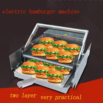 1PC novatoriškas produktas elektros hamburger mašina /komercinės hamburger Gamintojas/ valdybos duonos skrudintuvas, skirtas parduoti