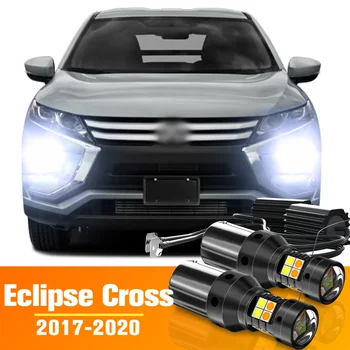 2vnt Dvitinklis Režimas, LED Posūkio Signalo+Šviesos važiavimui Dieną DRL Reikmenys Mitsubishi Eclipse Kryžiaus 2017-2020 m. 2018 m. 2019 m.