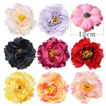 5vnt Dirbtinių Gėlių Galvos dėl Vestuvių Mariage Flores Drabužių, Kepuraitės, Priedai Gėlių 12cm