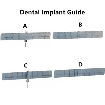 5vnt Odontologijos prietaisų, Instrumentų Implantas Rasti Gręžimo Vadovas Implantas Locator Padėties nustatymo Kampas Valdovas Gabaritas Chirurgijos Įrankis