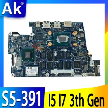 ACER ASPIRE S5-391 Nešiojamas MOTININĖS plokštės SU I5 I7 3 Gen CPU 4 GB RAM LA-8481P plokštė
