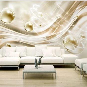 beibehang Pasirinktinius nuotraukų sienų freskomis tapetai, gražus aukso šilko 