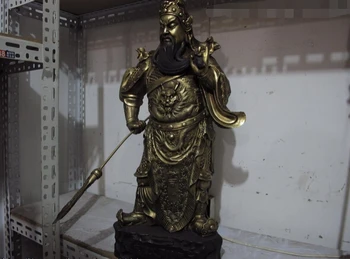 daina voge perlas S1606 Liaudies Vario ir Bronzos Gild Dragon Guan Gong Guan Yu Kariai Budos Statula