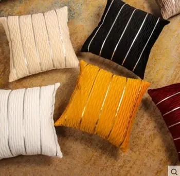 Dryžuotas vientisos spalvos slėgio Zou apkabinti užvalkalas sofa kambarį, apkabinti užvalkalas be pagrindinių pagalvėlė padengti