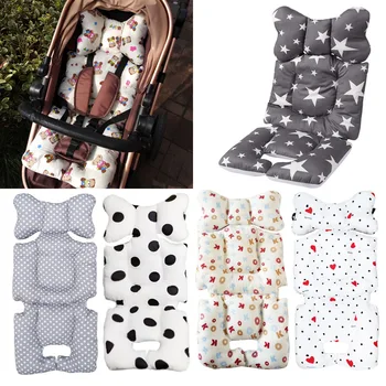 Dvipusis baby sport grynos medvilnės pagalvėlės vežimėlis pagalvėlė vežimėlis medvilnės pagalvėlės žiemą šilta pagalvėlė