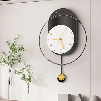 Judėjimo Sieninis Laikrodis Modernaus Dizaino Prabangūs Metalo Skaitmeninis Laikrodis Kambarį Kūrybos Silent Reloj Sumalti Kambarį Apdaila