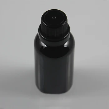 Kinija tiekėjas stiklo buteliukas 30ml kosmetikos pakuotės, 1oz stiklinį indą su plastikiniu Užsukamu