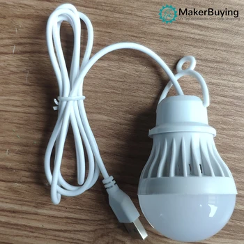 LED lemputės šviesos 5V3W USB lemputė šviesos kempingas žemos įtampos LED lemputės maitinimo banko naktį šviesos USB lemputė