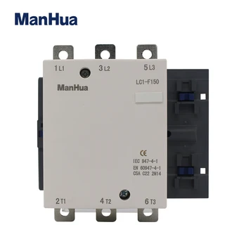 ManHua KINTAMOSIOS srovės Magnetinis Kontaktoriaus LC1-F150 CJX2-F150 3P 220V 380V