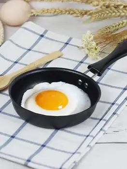 Mini tefloninė Keptuvė Specialybės Omletas Puodą Virtuvės reikmenys virtuvės Naudoti 12CM