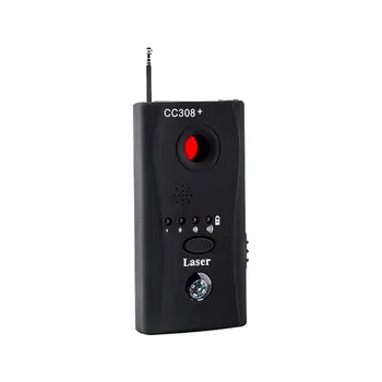 Multi-Funkcija Belaidės Kameros Lęšis Signalų Detektorius CC308+ Radijo Bangų Signalą Nustatyti vaizdo Kameros Full-range) WiFi RF, GSM Prietaisas Ieškiklis
