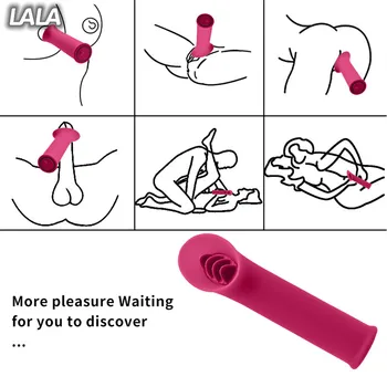 Sekso Žaislai Sekso Produktai Masturbacija Stick Vibratorius AV Stick Clit Stimuliatorius Moterų Spenelius Kalba Lyžis Masturbacija Įranga