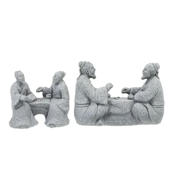 Statula Žvejys Miniatiūrinių Sodo Šachmatai Figurinetank Žaidimo Figūrėlės Bonsai Kraštovaizdžio Vyras Senojo Dekoro Akvariumas Kinijos
