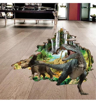 Tapetai Youman 3D trimatis StickerWholesale Kūrybos Vaikų Kambario Dekoro Lipduko Miegamasis Berniukas tapetai Dinozaurų