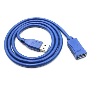 USB3.0 Vyrų ir Moterų Pratęsimo Kabelis USB 3.0 Didelės Spartos Duomenų Perdavimo Kabelio ilgintuvas Su Ekranuoti USB3.0 Duomenų Kabelis